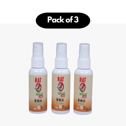 Rat Repellent Spray (Pack of 3) - 50ML Each