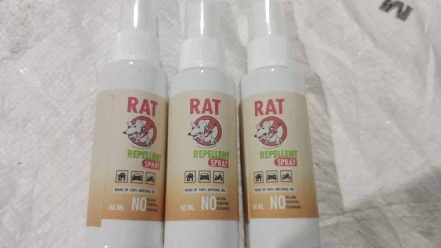 Rat Repellent Spray (Pack of 3) - 50ML Each